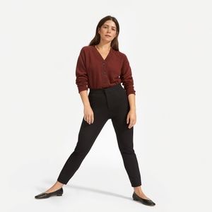 The Fixed-Waist Stretch Cotton Pant